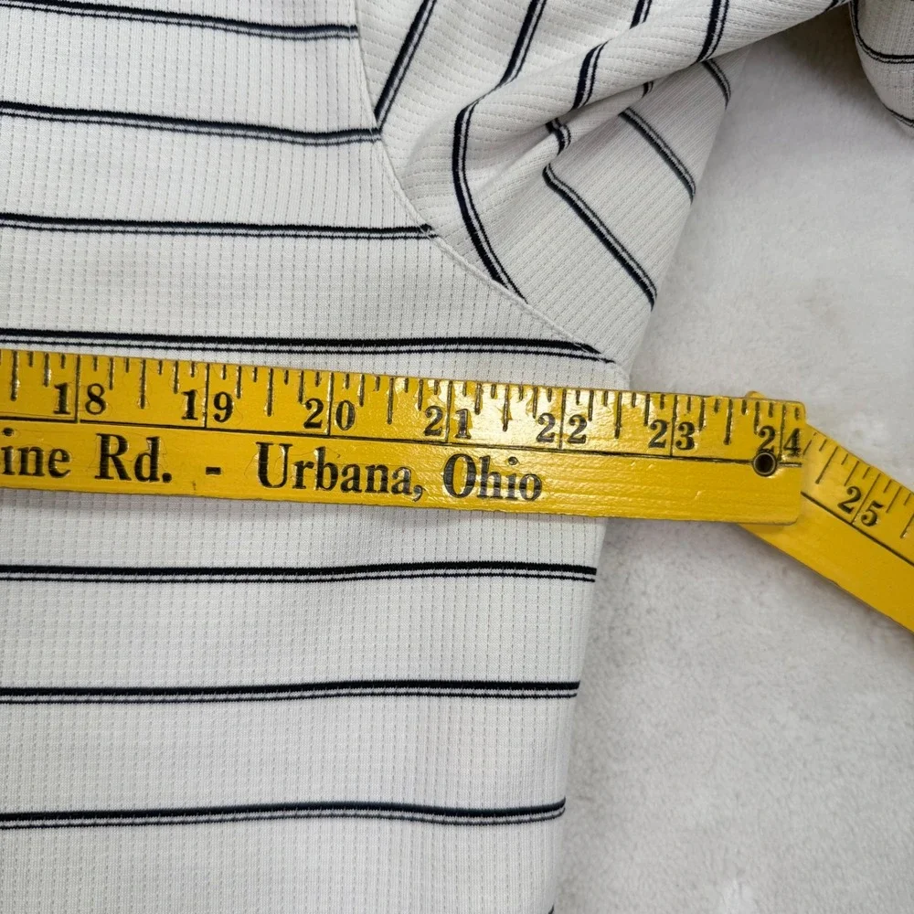 Nike Performance‎ Mens Golf Polo Shirt White Blue Striped Large 288311-100